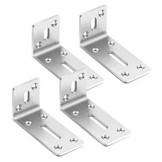 아이베란다 L자 브라켓 연결철물 꺽쇠 선반 3T, 4개