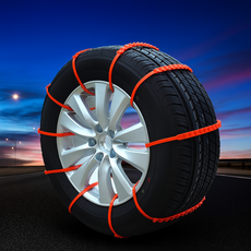 차량스노우 체인케이블타이 간편설치 스노우체인 미끄럼방지, 80개