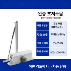 도어클로저 자동문닫힘 방화문 도어체크 현관문 자동닫힘 설치용, 엔지니어링 모델 중형, 1개