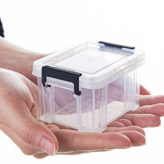 심플 미니 투명 사각 수납함 낚시 바늘 소품 악세사리, 1개