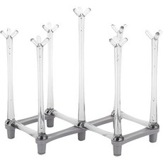 Werra 주방용 배수형 컵 건조대 텀블러 홀더 다용도 거치대, 1개, 엘레강트 그레이