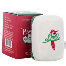 美國綺敏 福媽寵物 貓玩具 貓咪玩具 貓薄荷填充玩具 麻將造型 寵物互動磨牙玩具, 麻將一索 袋裝, 1個