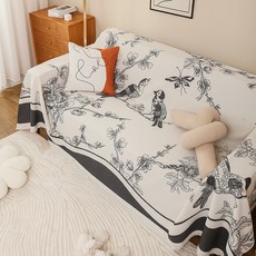 VANLUEE 沙發套罩 客廳家居 全包保護, 1件, 90x180林間1件