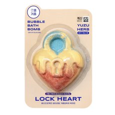 배쓰프로젝트 버터라벨 거품입욕제 락하트, 5개, 120g