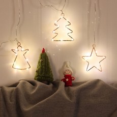 블랙폰드 데코용품 LED 천사 트리 별 장식전구(10cm) 1004728EA pon+22728Dm