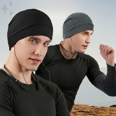 겨울 야외 운동용 신축 비니 모자 초경량 플리스 안감 방풍 보온 러닝 골프, 1개, 상세페이지 참조