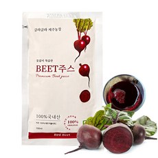 제주 비트즙 유기농 비트주스, 100개, 100ml