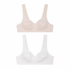 SuaFam 女青少年 Step 2 上衣內衣 2 件 2 號