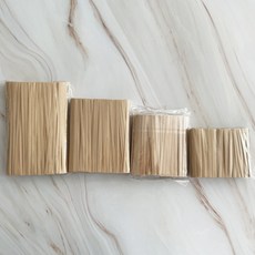 KAY-JAY 크라프트빵끈(약 1000개입)/컷팅빵끈 포장타이 베이킹 제빵 제과 포장용 종이빵끈 페이퍼타이, 10cm, 1개