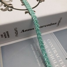 Deepeel 비즈 레이스 원단 트림 리본 의류 장식 프린지 웨딩 드레스 DIY 바느질 액세서리 2 5 야드 7mm, 22, 1개