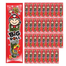 타오케노이 김스낵 김과자 빅롤 스파이시 36p, 3g, 36개