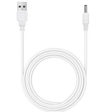 Smays Fairywill 소닉 전동 칫솔용 충전기 코드 교체 - USB 충전 케이블 1.5m(5피트) 211192, White, 화이트, 1개