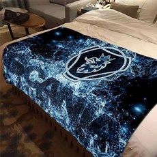 자동차 쿨 시트 통풍 커버 카 보호 매트 스카니아 트럭 로고 프린트 플란넬 담요 멋진 경량 부드러운 양털 침대보 소파 캠핑 여행 [호환], 150cm by 180m, 4, 1개