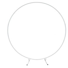 HK.sell 써클아치 풍선 웨딩 파티 장식프레임, 프레임단품(장식x)-화이트