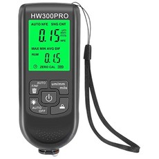 蓋斯工具 HW300PRO 漆膜厚度儀 油漆鍍膜浪板電鍍烤漆漆膜儀, 黑, 1個, 1L