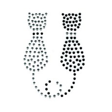 의류리폼 핫픽스 모티브 animal-003 핫픽스 의류리폼 핫픽스모티브 반짝이스티커 DIY+노드커머스Shop, Grey Pink