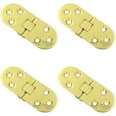 Compact 180 Degree Foldable Hinge Space Efficient Hinges Rustproof Build Smooth Swing compatible wi, 4개, Gold, 9CC1801357_LSX
