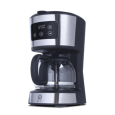 JIN KON 晶呈 JK-913 咖啡機 預約沖泡 5杯量 0.75L水箱, Black/Silver