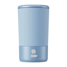 자동 전기 애완동물 발 세척기 휴대용 저소음 방수 컵 소형 및 중형 애완동물용, Pure-Blue