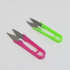 플라스틱 쪽가위 미니가위 낚시줄 커팅 라인커터 쪽가위, 플라스틱쪽가위1p_랜덤발송, 1개