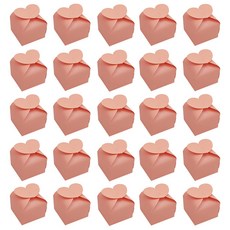 알파벳샵 미니 선물상자 작은 포장박스 세트, 1세트, 코랄핑크