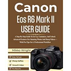 (영문도서)Canon Eos R6 Mark II User Guide: A Step-By-Step Guide To Set Up Customize And... Paperback, Independently Published, English, 9798279433322
