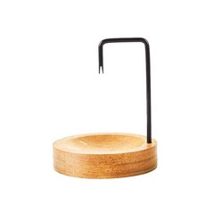 단단한 나무 향꽂이 수제 다도용 원형 향로 침향 트레이 홀더 홈데코 향기, 01 Four feet 80.5cm, 1개