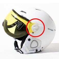 듀마위너 렌즈고정버클 고글 헤드락 좌우1세트, 블랙