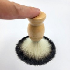 쉐이빙 브러시 면도 거품 솔 바버 숍 이발소 클래식 용품 이발소품, 1개, 블랙