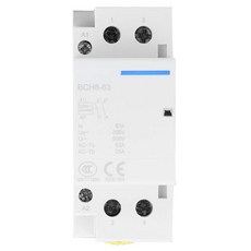 220V230V 가정용 DIN 레일 마운트가 장착된 2극 AC 접촉기 63A 5060Hz 2NO