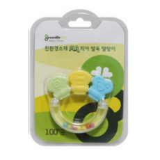 그린라이프 회전딸랑이겸치발기, MIX COLOR, 2개