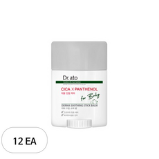 닥터아토 유아용 더마 수딩 스틱밤, 17g, 12개