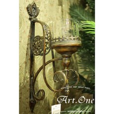 歐式無蓋鍛鐵壁掛燭台壁飾，壁掛燭臺，居家裝飾，浪漫燭光，壁面裝飾，鍛鐵工藝