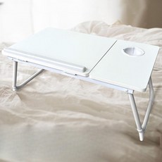 각도조절 좌식테이블 접이식 테이블 베드 트레이 사이드테이블 간이, 블랙