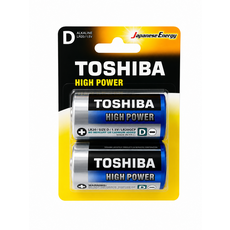 TOSHIBA HIGH POWER D 鹼性電池 無汞無鎘, 2個, LR20/1.5V