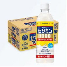 일본 산토리 세사민 1000 마시는 서플리 건강 음료, 24개, 500ml