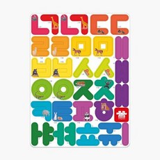 [아리아띠] 자석글자 한글, 1개, 단품
