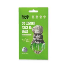 블랙노즈 캣 크리미 고양이간식, 1개, 60g, 치킨&홍합