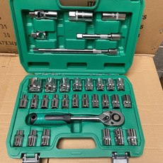 150件套汽修工具套裝汽車維修組套套筒扳手組合工具，方便快捷修車好幫手, 1個, 32件24齒普通款