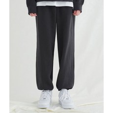 [국내 매장품] MELANGE MASTER 루즈 핏 스웨트 팬츠 [차콜 그레이] 144525