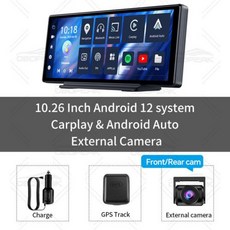T30 10.26 AI 스크린 대시 안드로이드 13 시스템 5G GPS 백미러 비디오 레코더, 없음