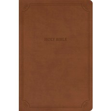 (영문도서) NASB Large Print Thinline Bible Value Edition Brown Leathertouch Imitation Leather, Holman Bibles, English, 9798384517993