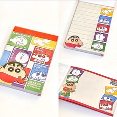 蠟筆小新系列 筆記本本子2024年新款迷你豆豆本口袋本a7活頁內芯, A7 口袋本 小新伙伴-單本, 1個