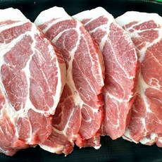 진안고원 프리미엄 진안 흑돼지 목살 (1.5cm절단), 1개, 500g