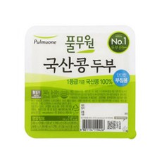 (냉장)[풀무원]국산콩두부(부침용)300g, 300g, 1개