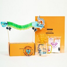 긍야네 커피추출기구 커피추출기 가정용 드리퍼, 2인분 선물 상자, 1개, 1L