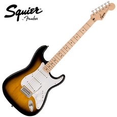 Squier Stratocaster 電吉他 楓木琴頸 三單線圈拾音器 顫音系統, Fender Squier Sonic Stratocaster STRAT WPG MN 2TS 電吉他, 1個
