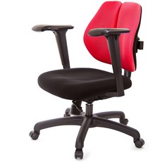 GXG 低雙背工學椅 TW-2605, 紅色, 1個