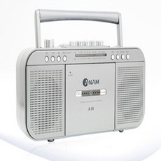 구름 아남A34 고기능 라디오 카세트 플레이어 슈퍼베이스 FM라디오