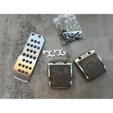 MUGEN 無限 類手排自排踏板 研磨面油門煞車休息踏板 k5 k6 k8 FIT.CITY S2000, 自排兩片式